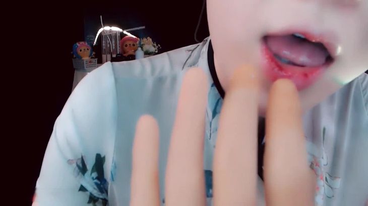 [虎牙肉淼淼]老公手指好好吃