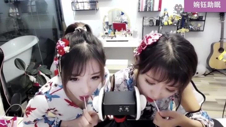 [小巫女露娜]开启双人模式，接近真实掏耳声